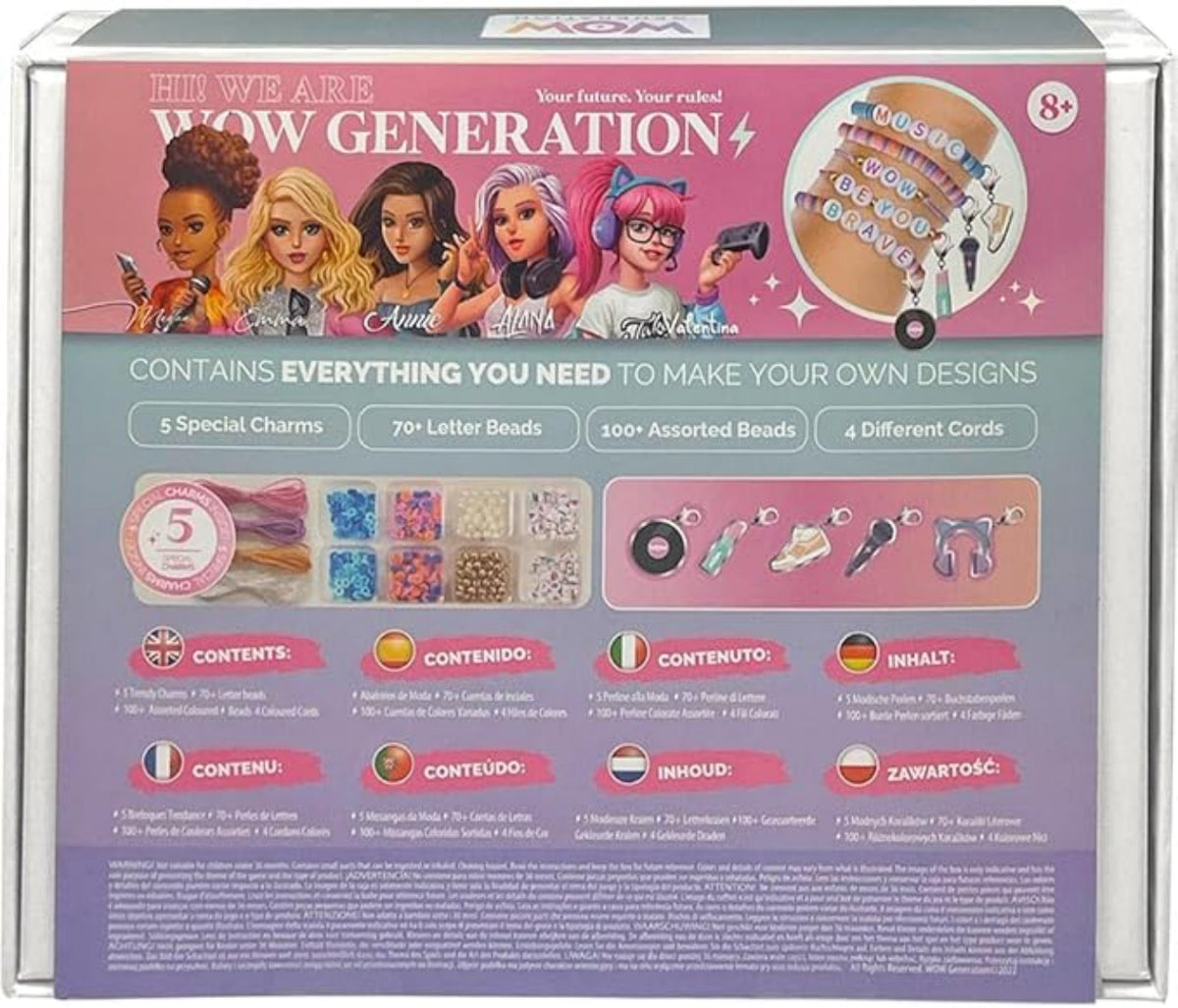 WOW GENERATION Deluxe Armband Set - Einzigartig & Kreativ