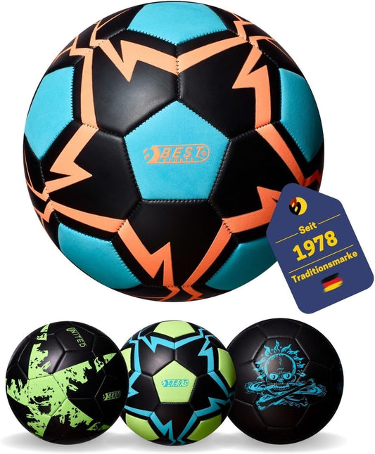 Fußball Flash Glow in the Dark Gr. 5 blau/orange