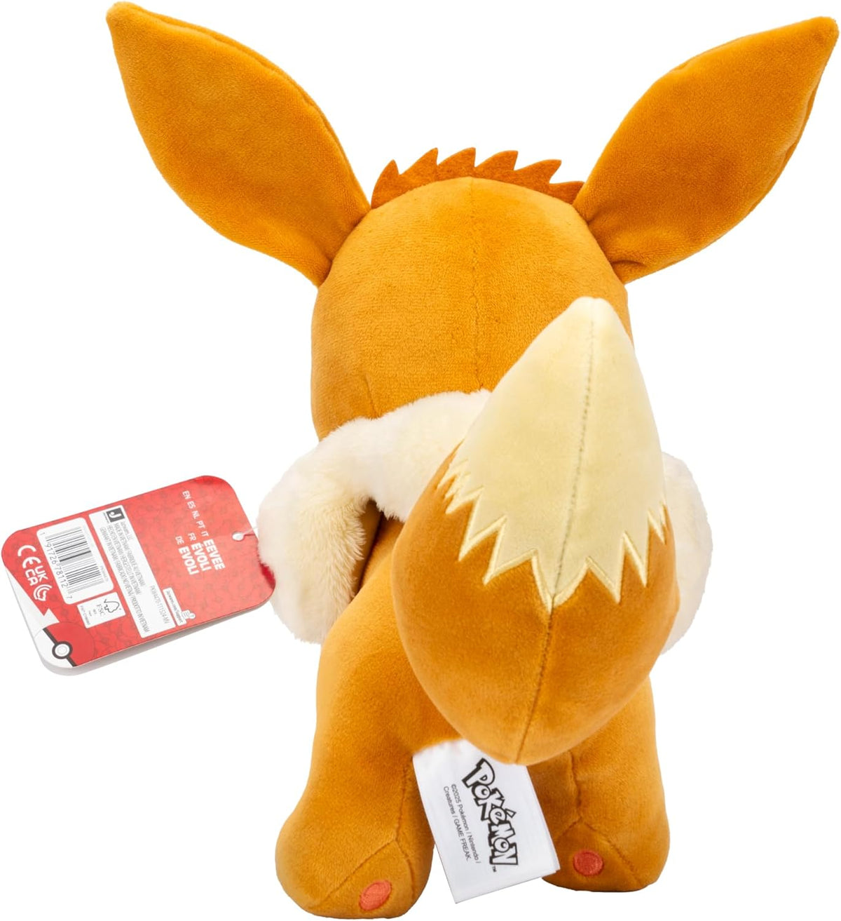 Pokémon Evoli Plüsch 30 cm – offiziell lizenziert Jazwares