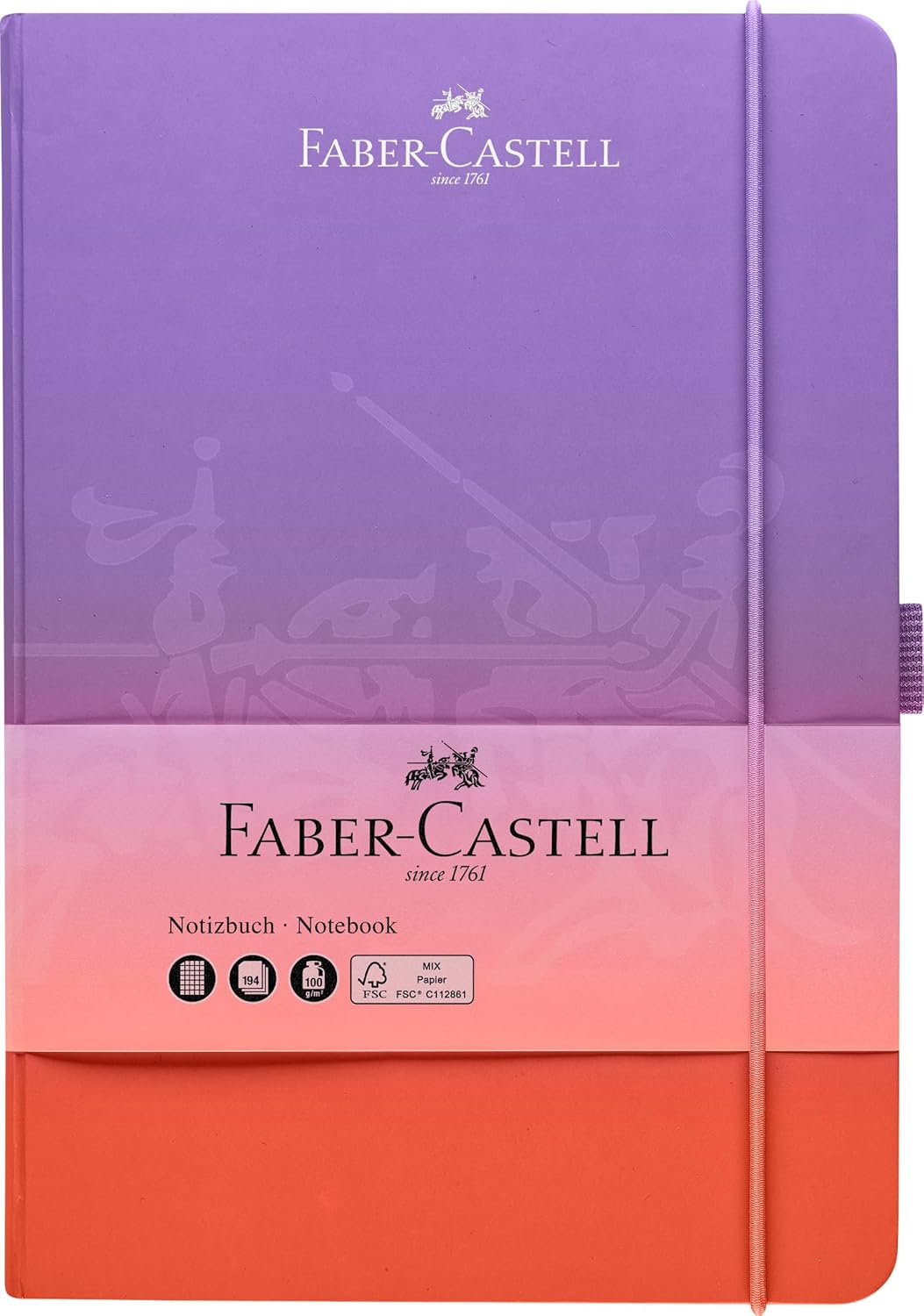 Faber-Castell Notizbuch A5 Punchy Melon dotted, 194 S.