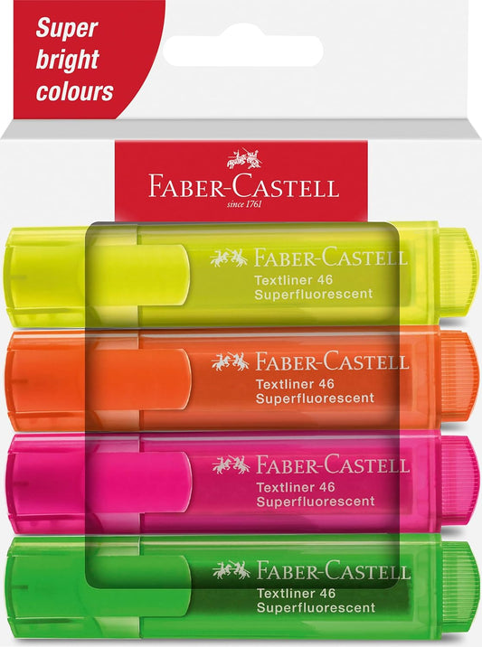 Faber-Castell Textmarker TL 46 SF 4er Set