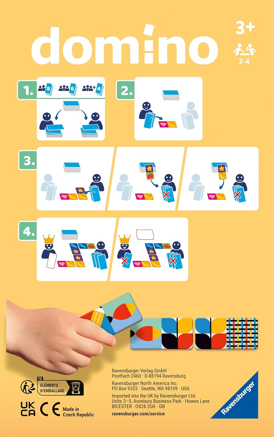Ravensburger Bluey Domino – 32 Karten ab 3 Jahren