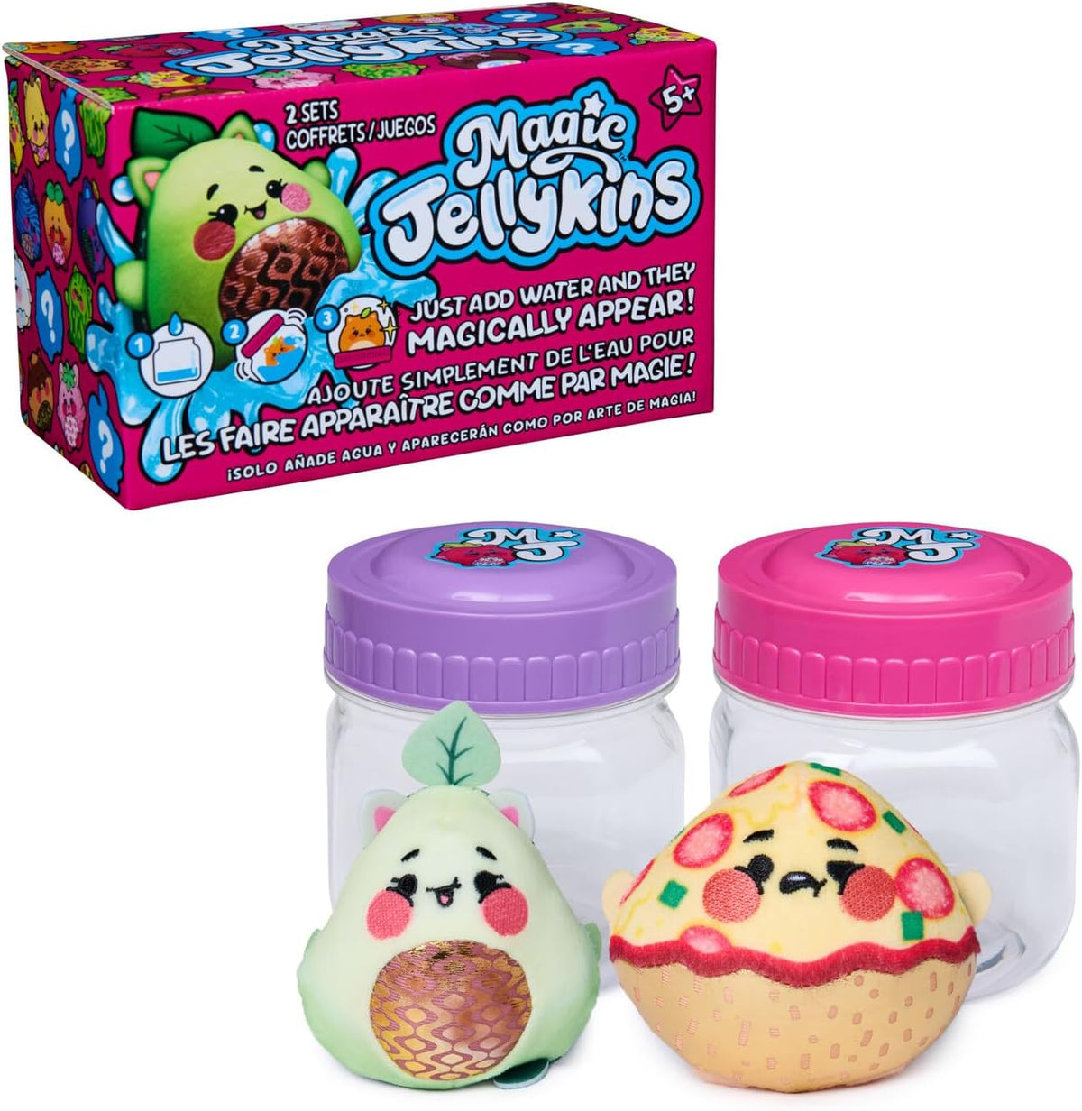 Magic JellyKins 2er-Pack – je 1 von 20 Figuren, zufällig