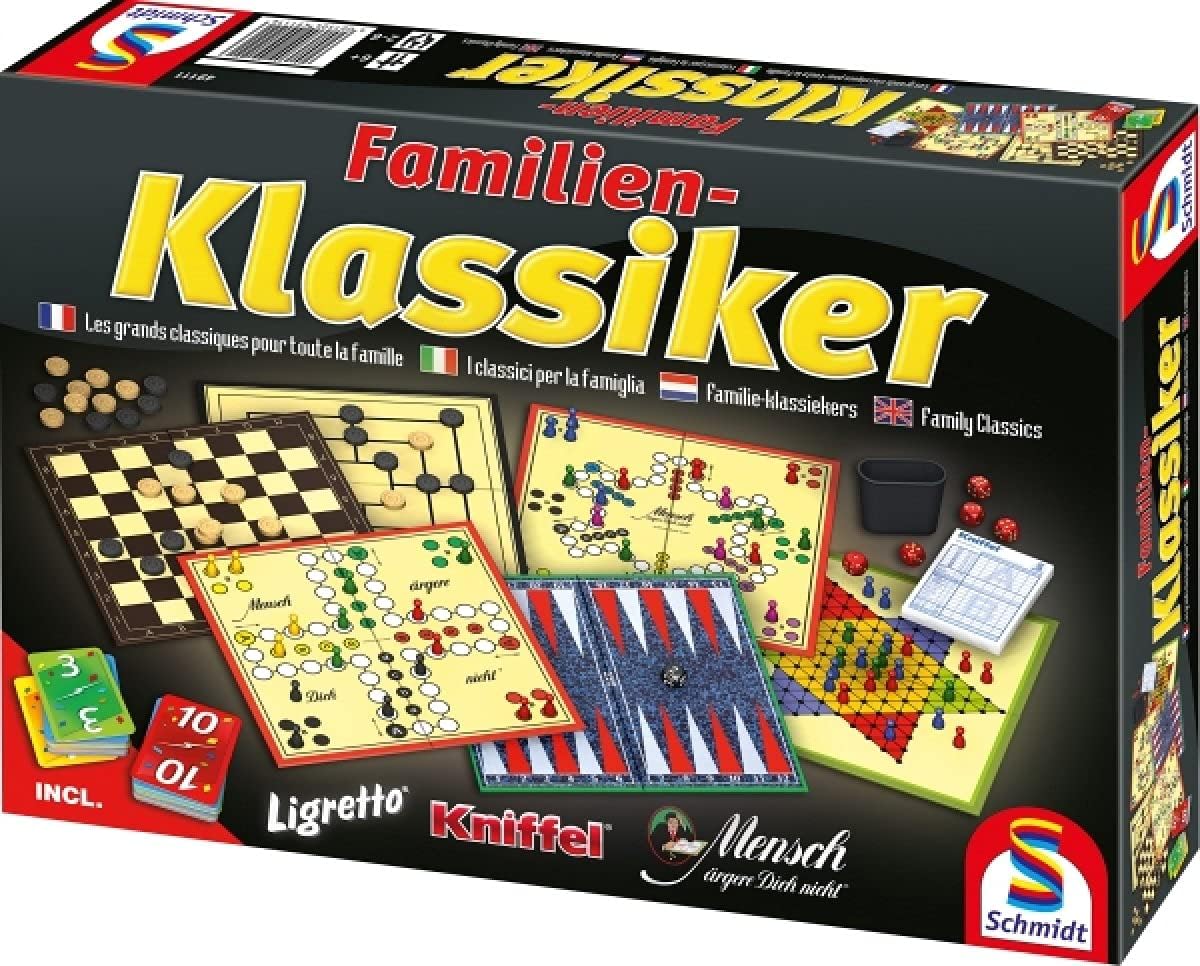 Schmidt Familienklassiker + Ligretto - 2-6 Spieler