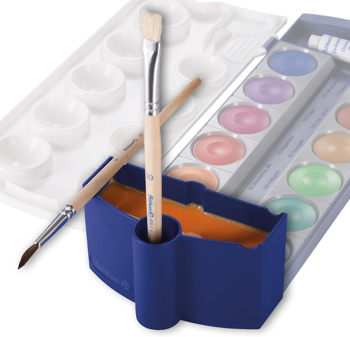 Pelikan Wasserbox für K12/K24 – kippsicher, blau
