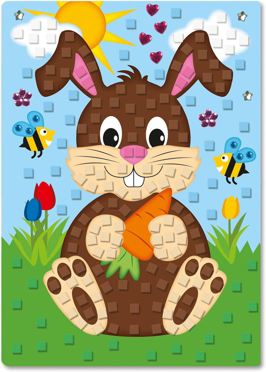 URSUS Moosgummi Mosaik Häschen FSC Mix