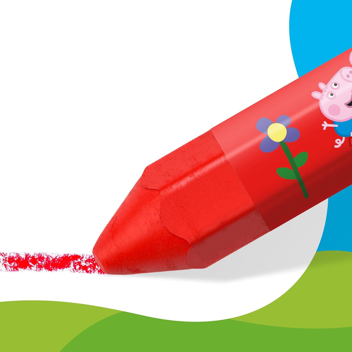 STAEDTLER Wachsmalkreide Peppa Wutz – 6 Farben im Etui