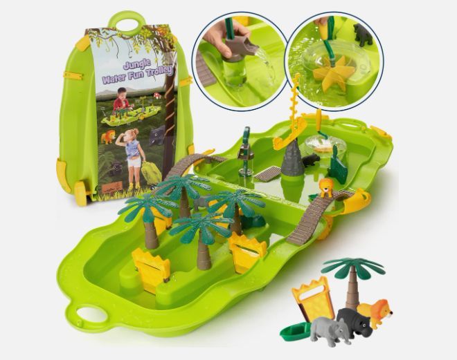 Starplast Jungle Water Fun Trolley – Wasserbahn im Koffer