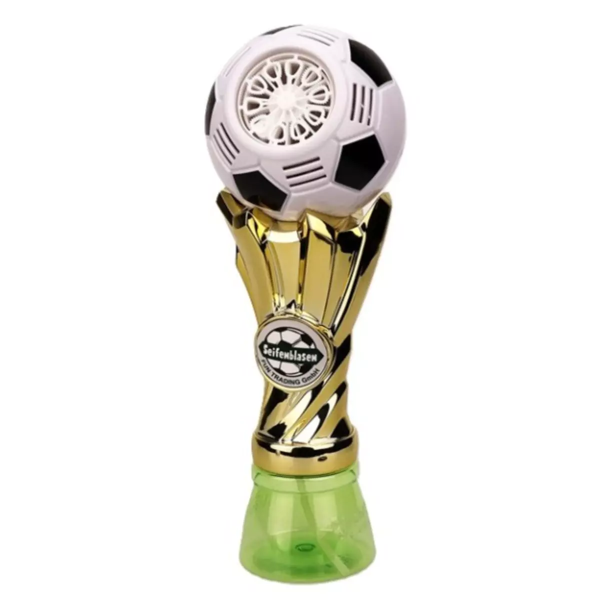 Fußballpokal Seifenblasenmaschine – Gold