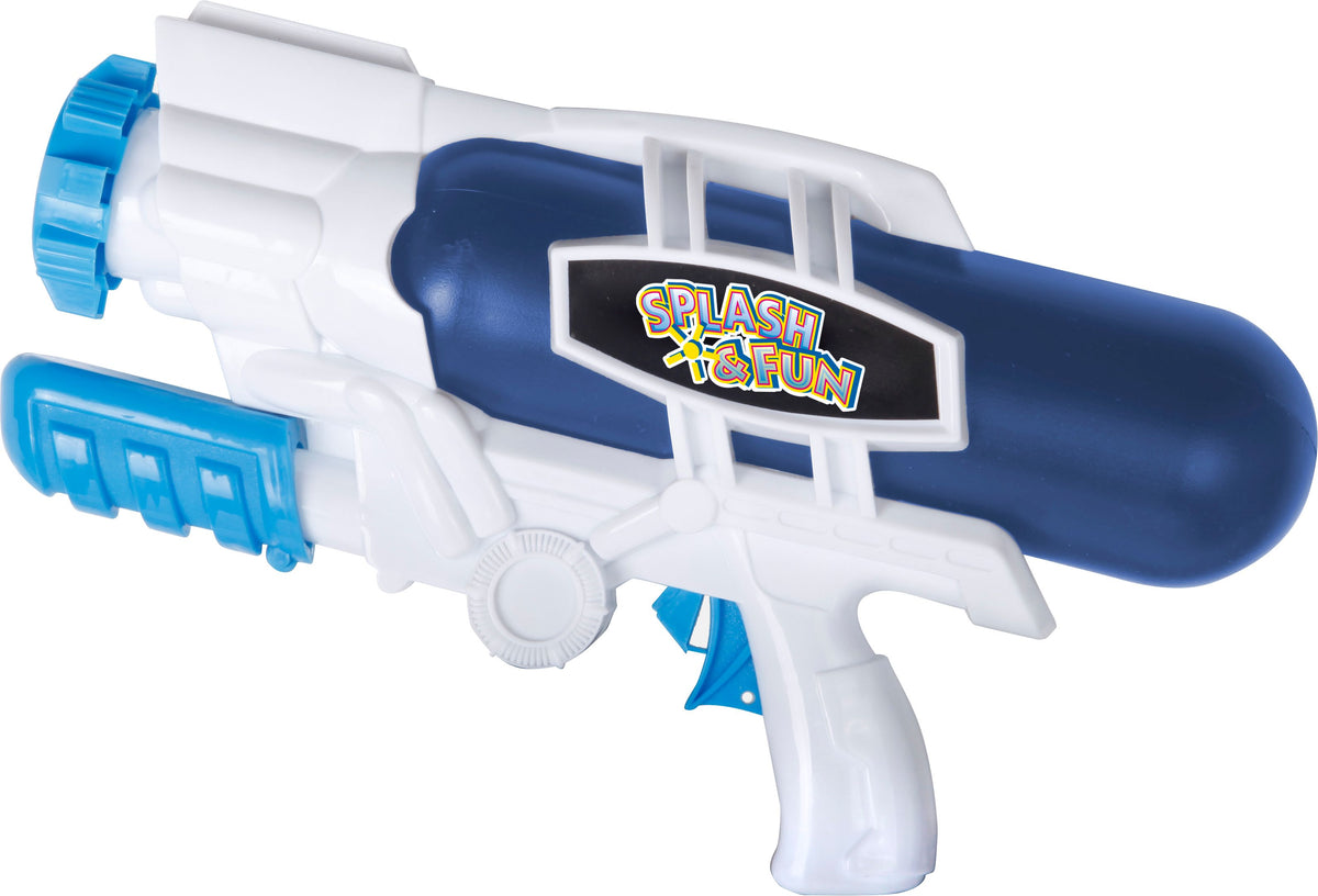 Splash & Fun Wasserpistole Pump 28 cm – 520 ml, 8 m