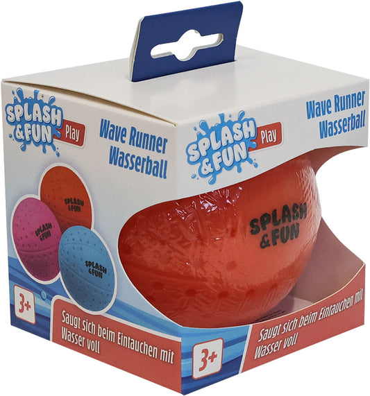 Splash & Fun WaveRunner Wasserball 9 cm – 1 von 3 Farben