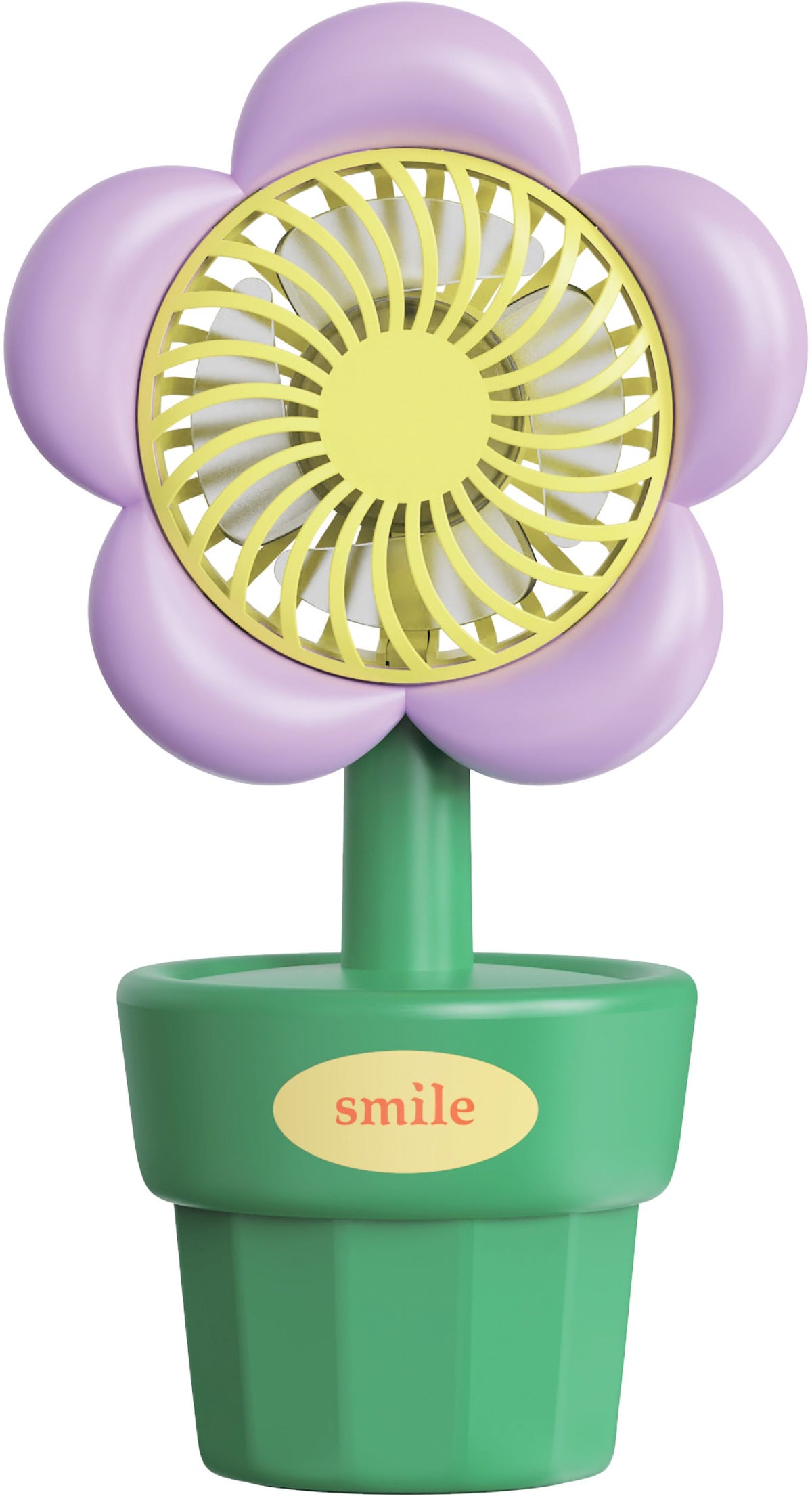 Blumen-Handventilator, 1 von 3 Designs zufällig, USB