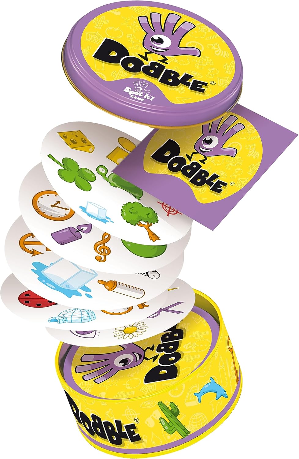Dobble Spot it! - Reaktionsspiel für Familie (2-8 Spieler)