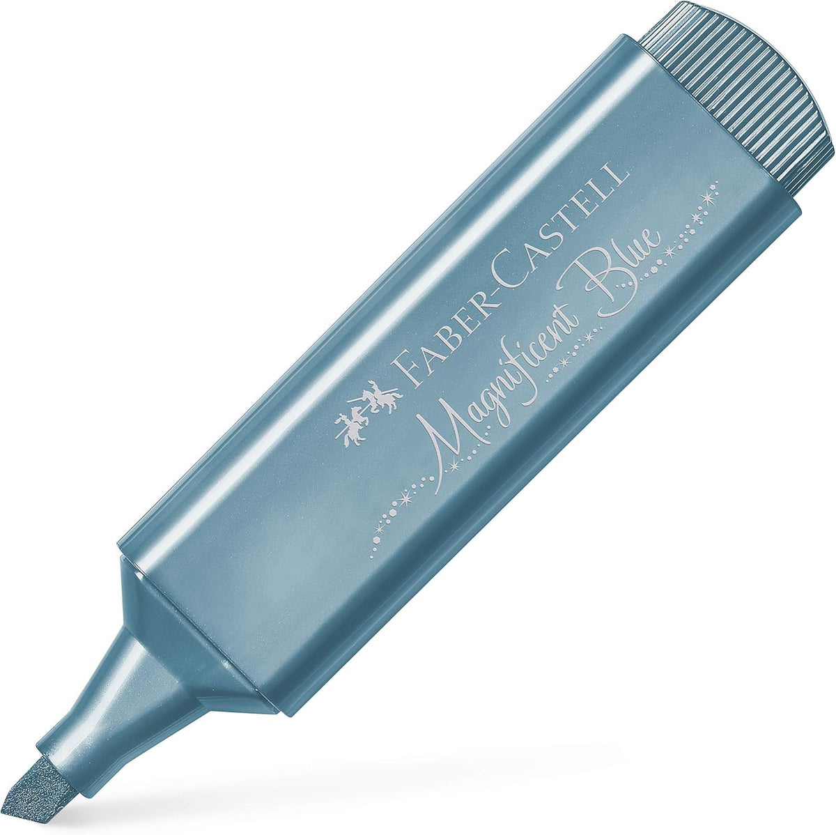 Faber-Castell Textmarker TEXTLINER 46 Metallic – Ice Blue