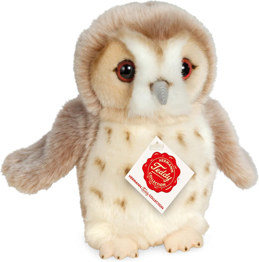 Teddy Hermann Eule beige Kuscheltier 20 cm recycelt (94154)
