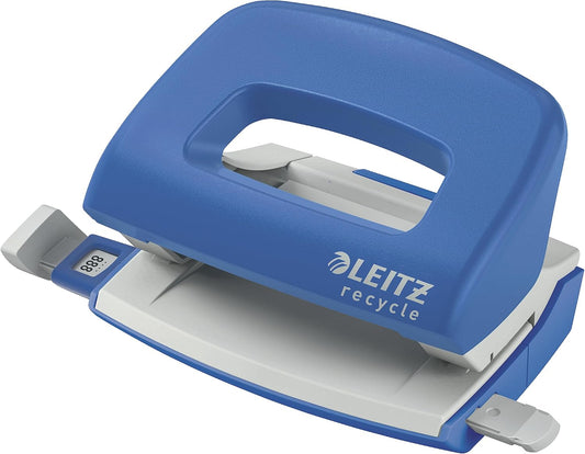 Leitz NeXXt Recycle Mini-Locher – Blau, bis 10 Blatt
