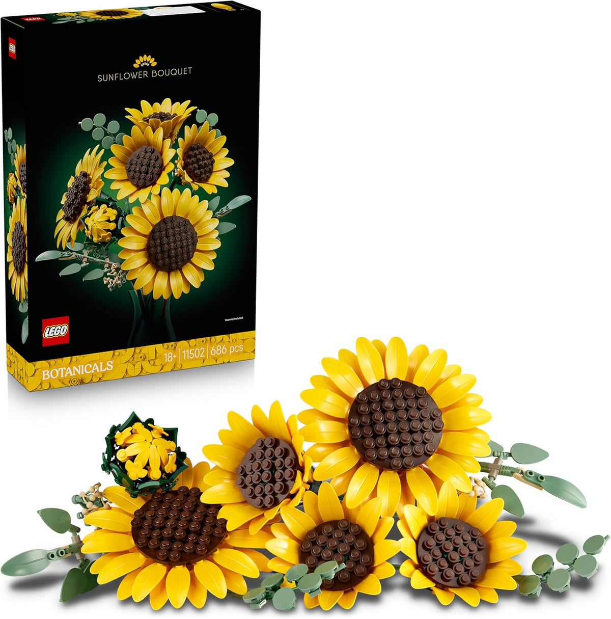 LEGO® Botanicals 11502 Sonnenblumenstrauß – Kunstblumen Set