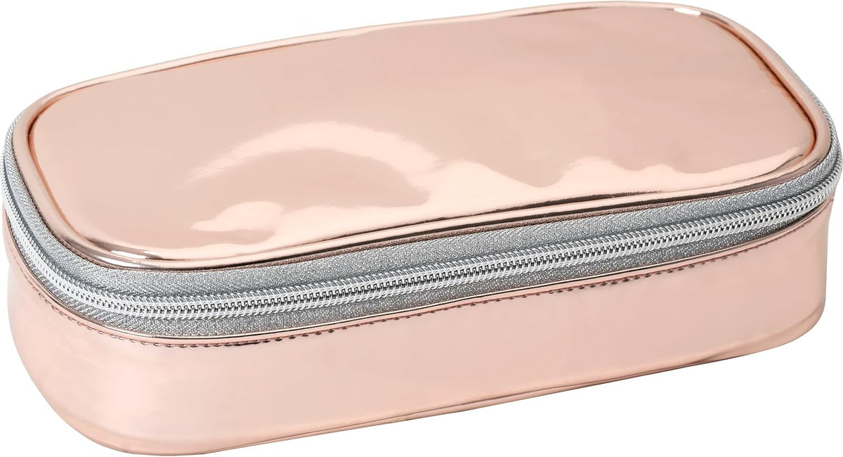 EBERHARD FABER Jumbo Federmäppchen - Spiegeloptik Pfirsich | Stylisch & Geräumig