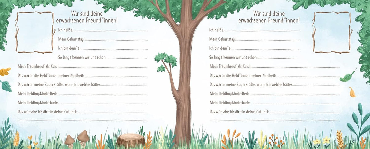 Schuhuuu - Alle meine Freunde Kindergartenalbum Waldtiere ab 3
