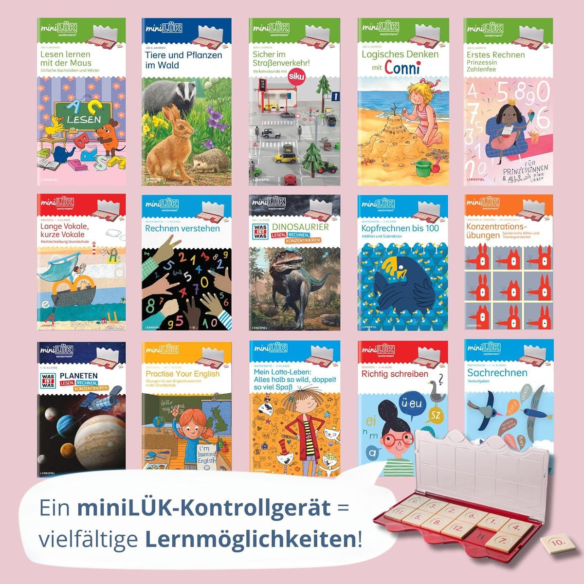 miniLÜK Kontrollgerät mit Klarsichtteil - Universalgerät
