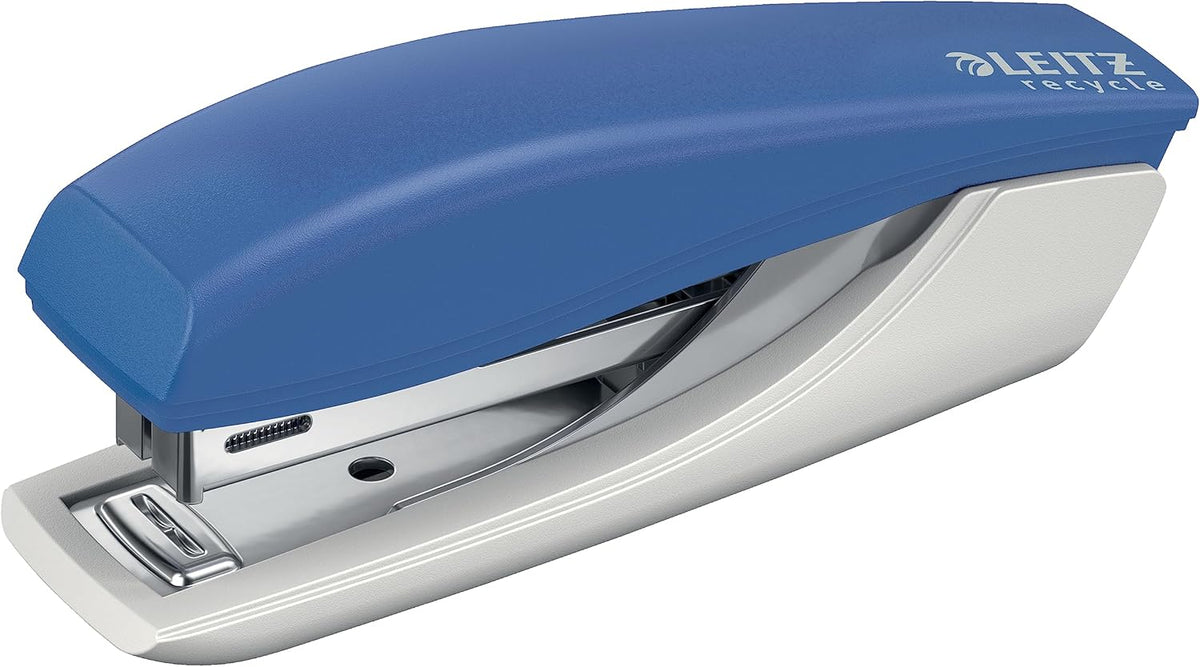 Leitz Mini-Heftgerät NeXXt Recycle – 10 Blatt, blau