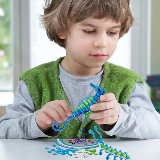 Ravensburger BeCreative Bead Animal Seepferdchen – Bastelset ab 6 J.