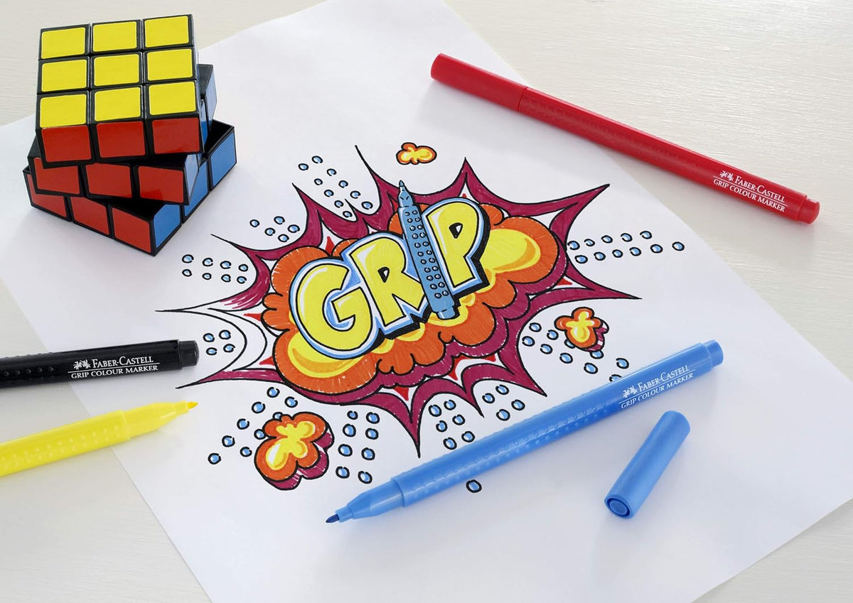 Faber-Castell Grip Colour Marker 10er Set