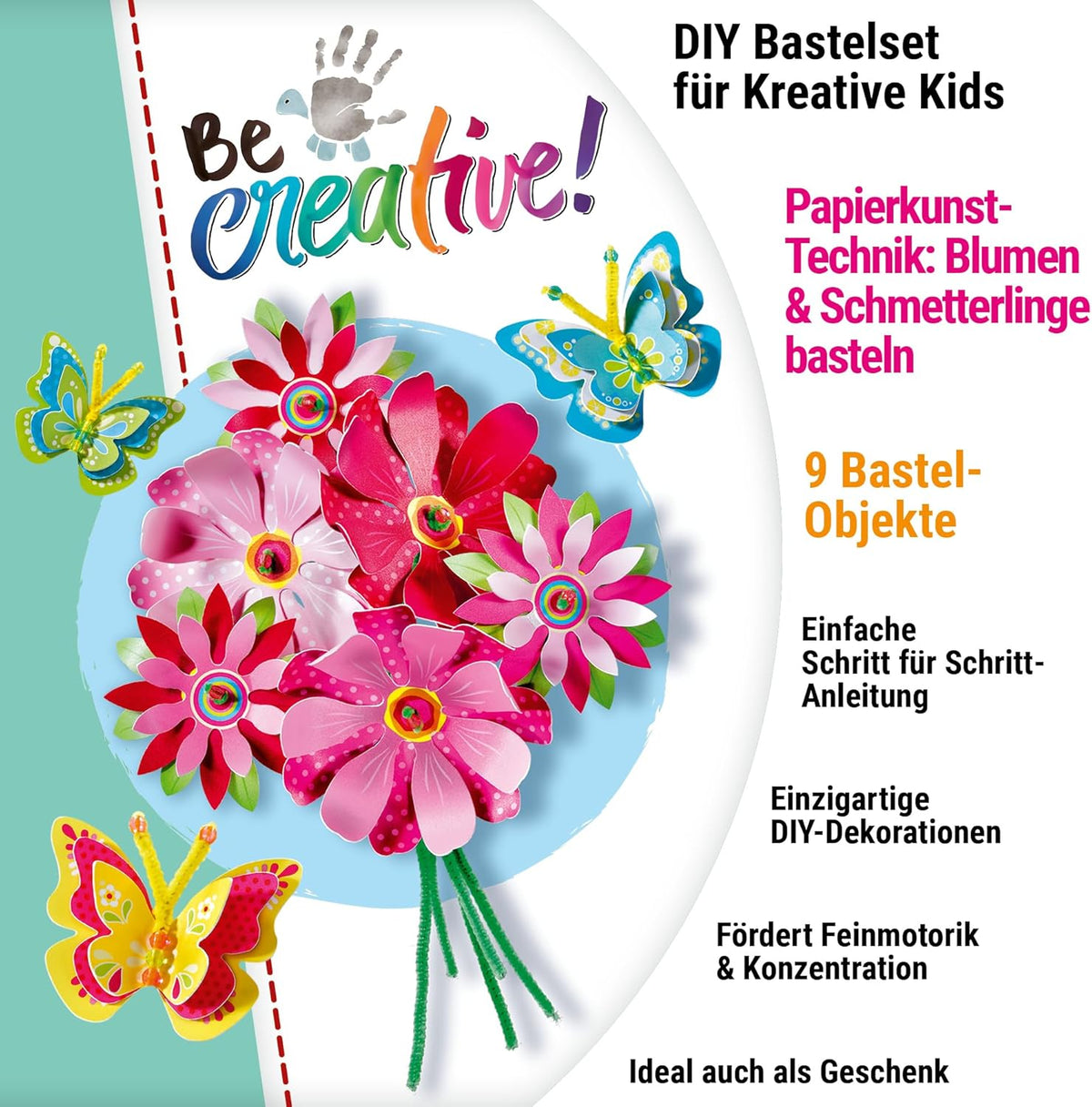 Ravensburger BeCreative BC Mini Flowers & Butterflies Bastelset 23678