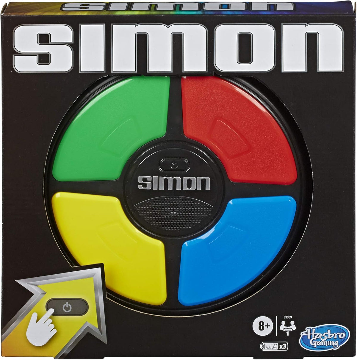 Hasbro Simon, elektronisches Gedächtnisspiel ab 8 Jahren