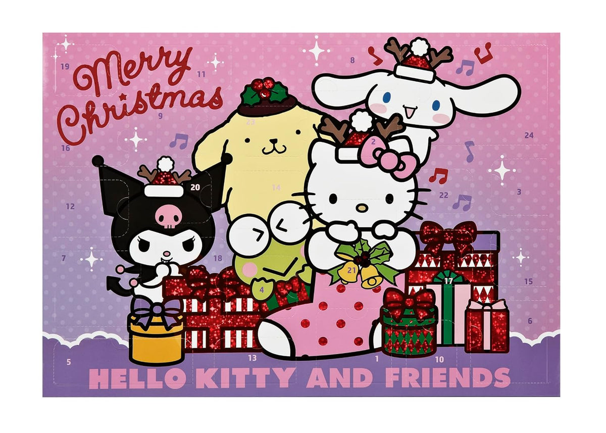 Hello Kitty Adventskalender mit Schreibwaren-Set