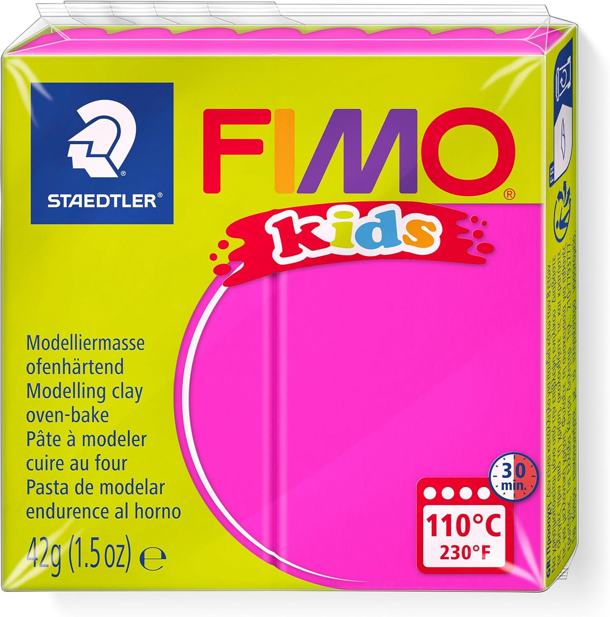 FIMO kids Modelliermasse Pink 42g - Weich & Kreativ