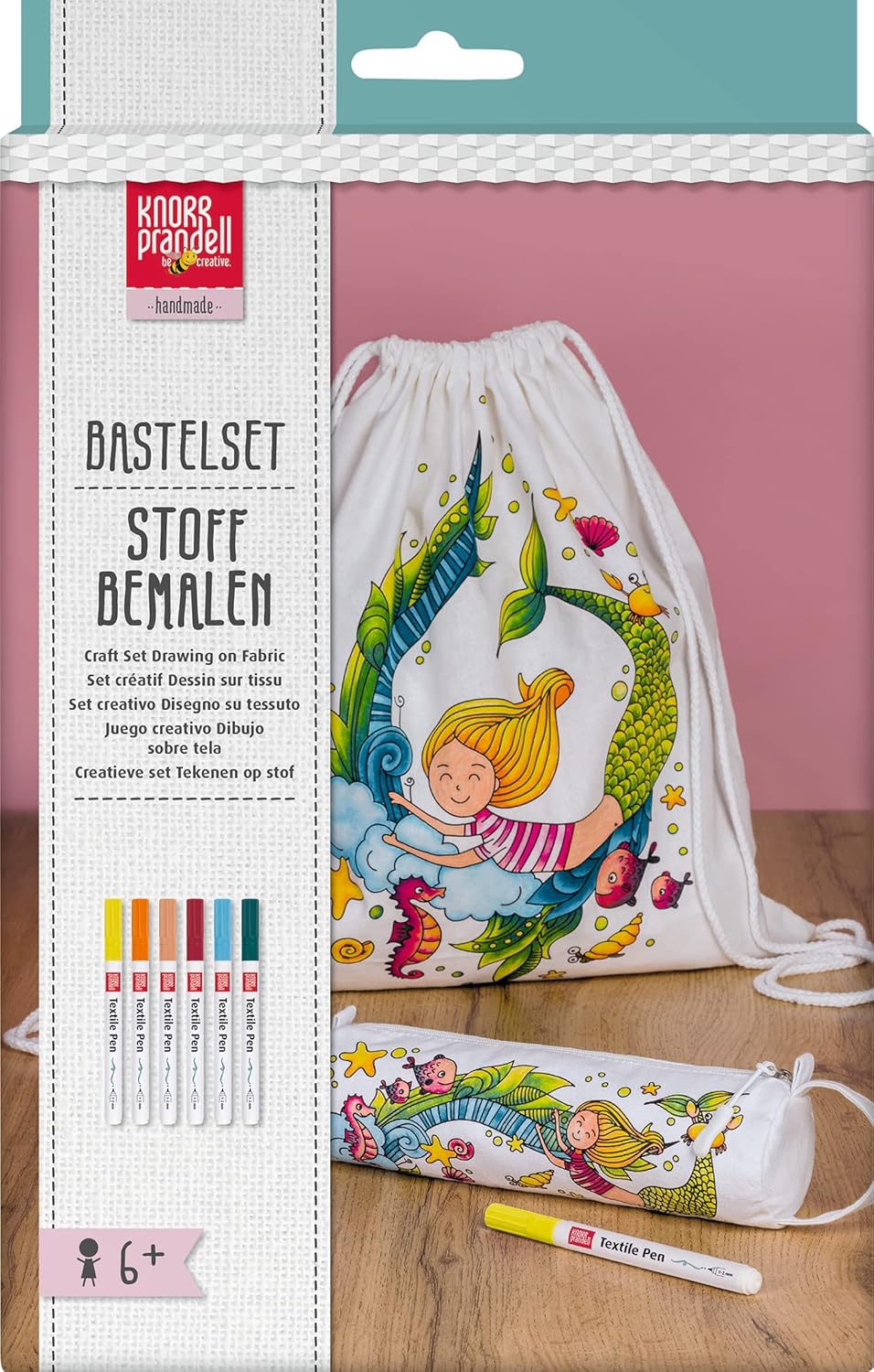 Kreatives Sport-Bastelset Meerjungfrau - Komplettset für Kinder