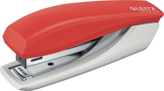 Leitz Mini Heftgerät NeXXt Recycle für 10 Blatt – Rot