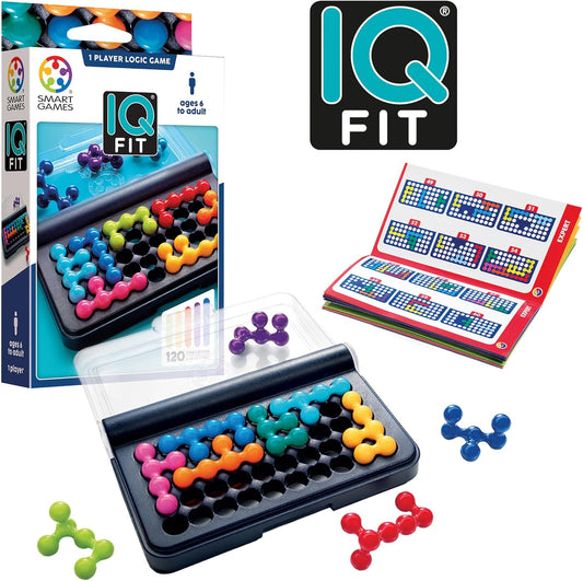 SmartGames IQ Fit – Logikspiel mit 120 Aufgaben ab 6 Jahren