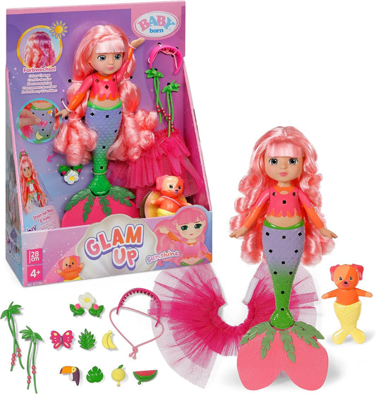 BABY born Glam Up Sunshine Meerjungfrau UV-Farbeffekt