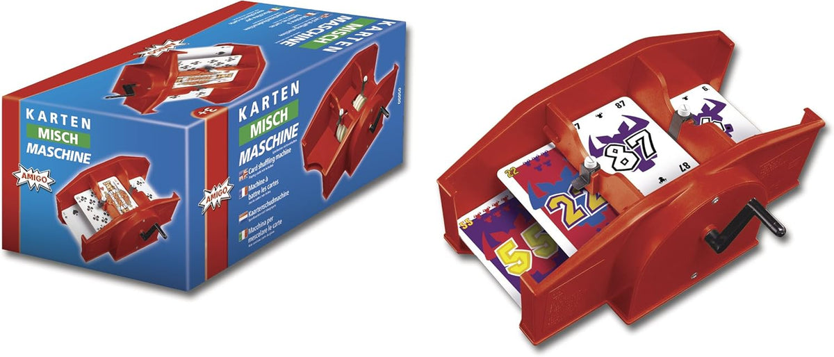 AMIGO Kartenmischmaschine Rot