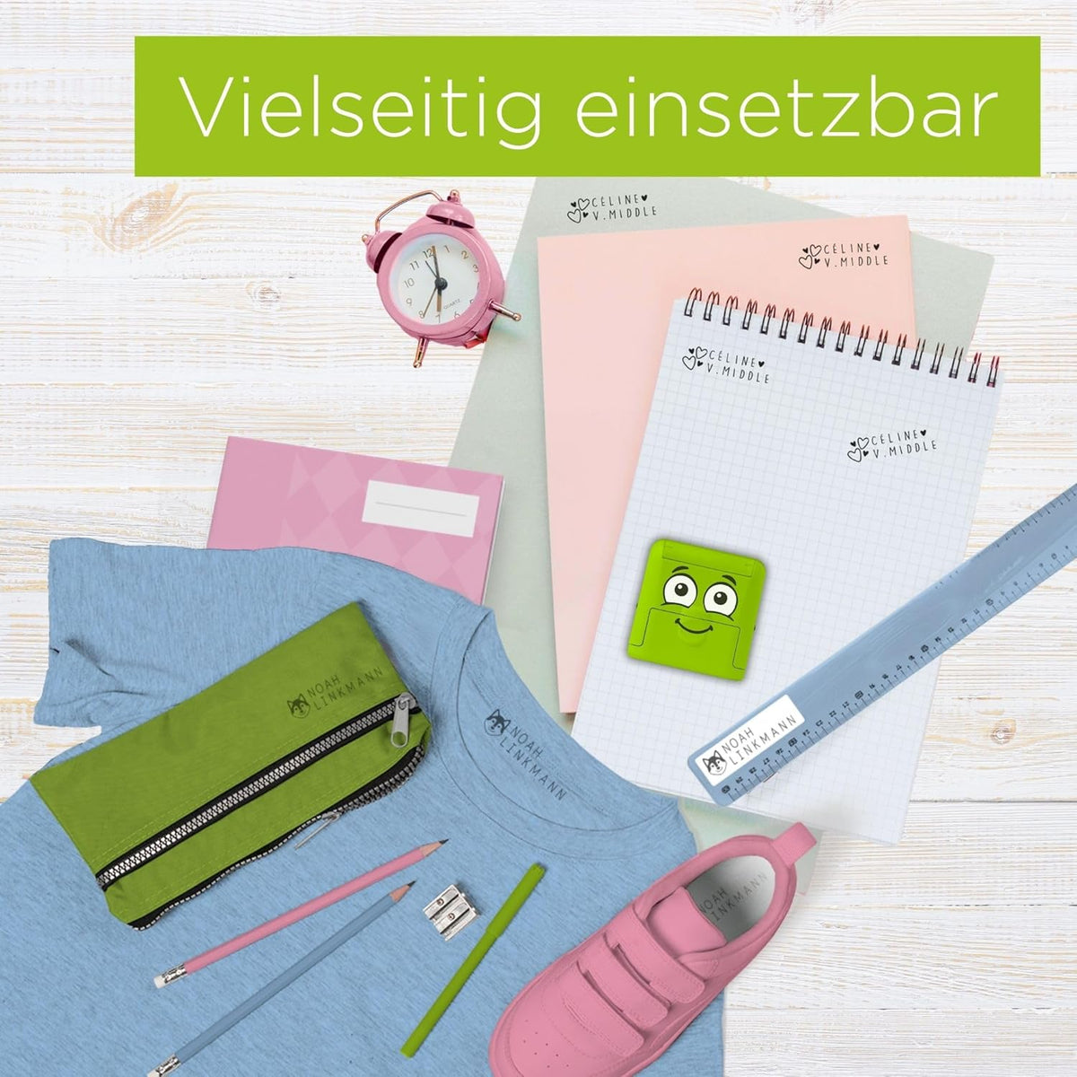 COLOP MARKY Markier-Set grün - Stempel für Kleidung & Gegenstände