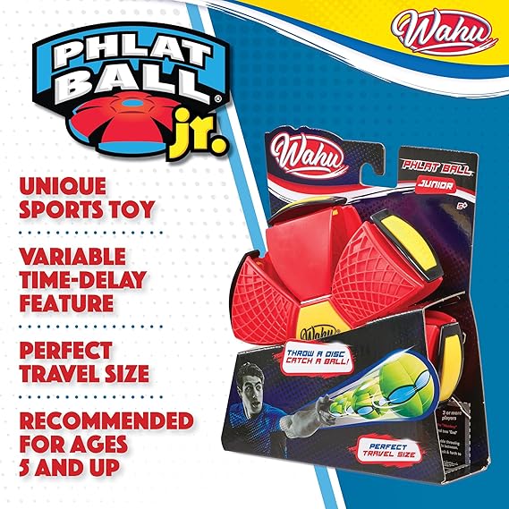 Phlat Ball Junior rot - 2in1 Frisbee & Ball kompakt