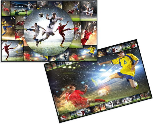 HERMA Schreibtischunterlage Fußball 55x35 cm, abwaschbar