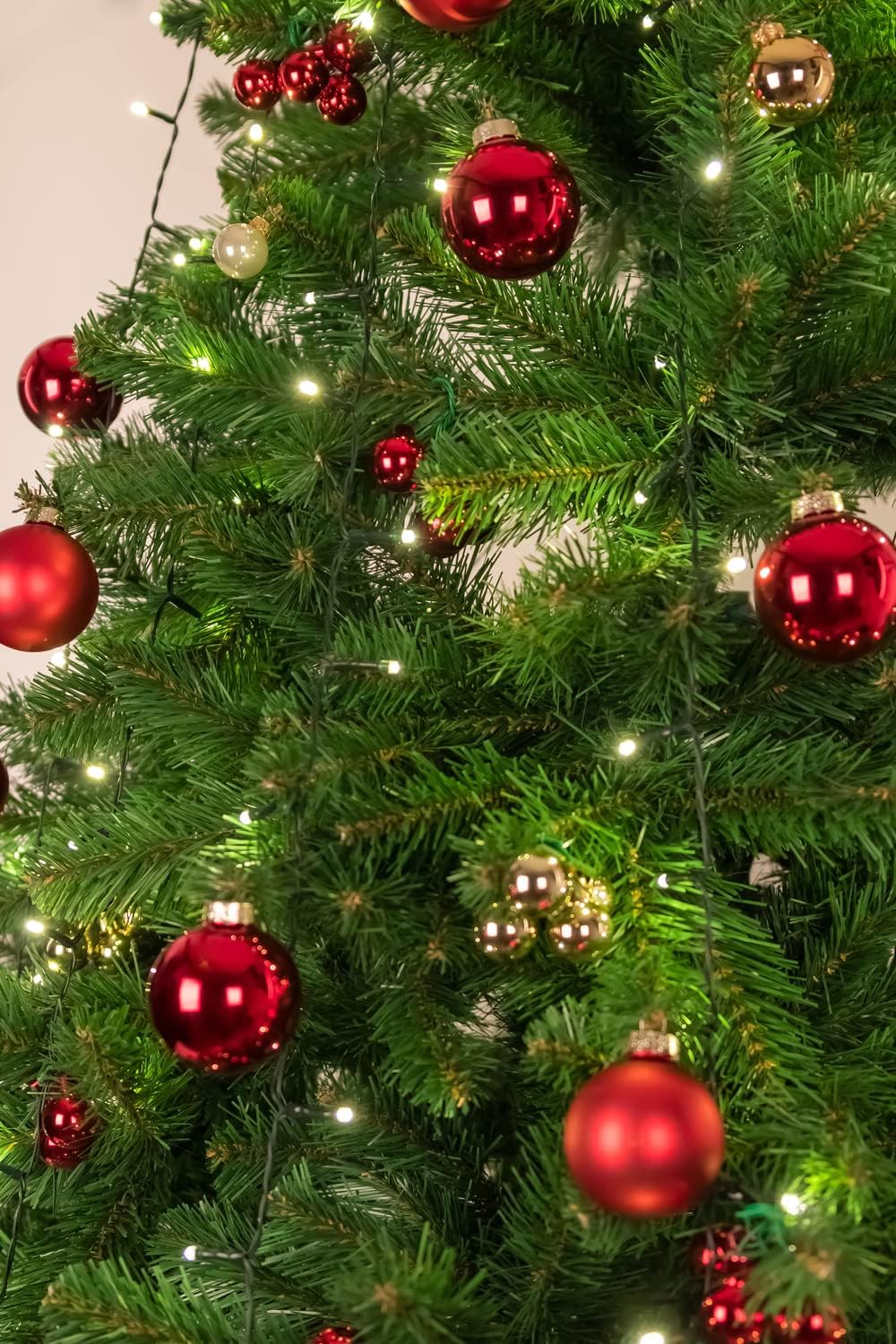Idena NewTec LED-Weihnachtsbaum-Überwurf 200 LEDs warmweiß