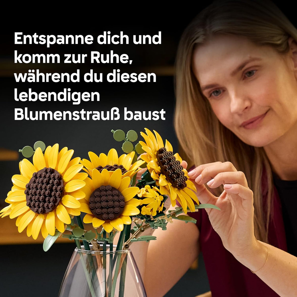 LEGO® Botanicals 11502 Sonnenblumenstrauß – Kunstblumen Set