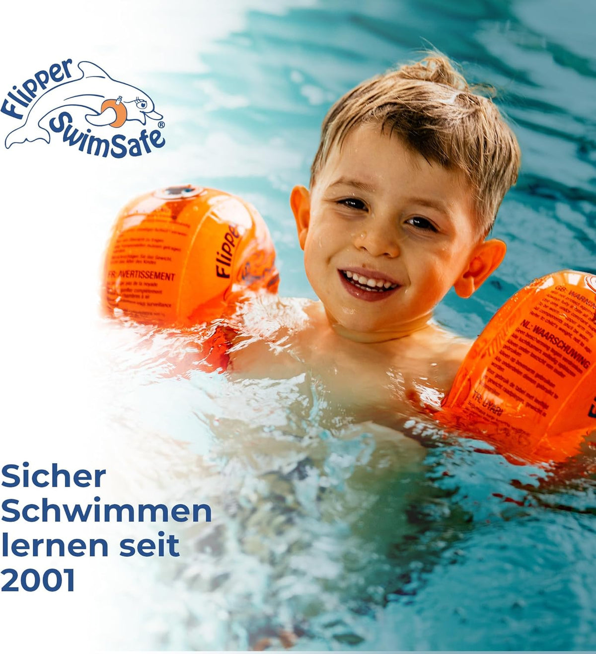 Flipper SwimSafe Schwimmhilfe mit PE-Schaumkern