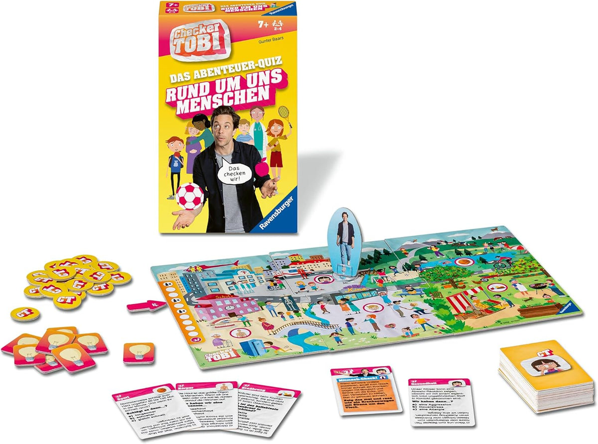 Ravensburger Checker Tobi Abenteuerquiz Menschen, ab 7