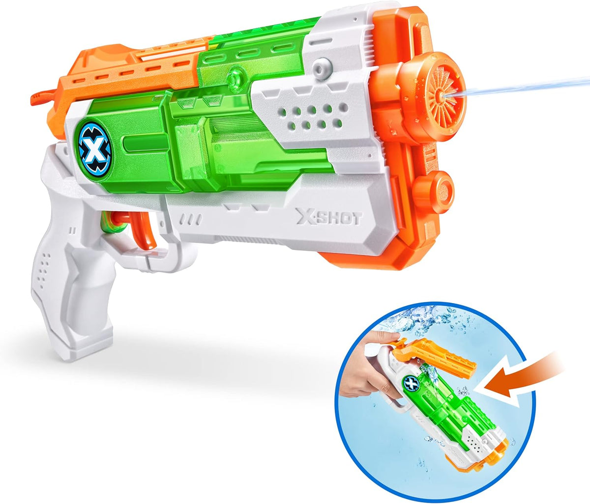 ZURU XSHOT Micro Fast-Fill Wasserspritzer 170ml