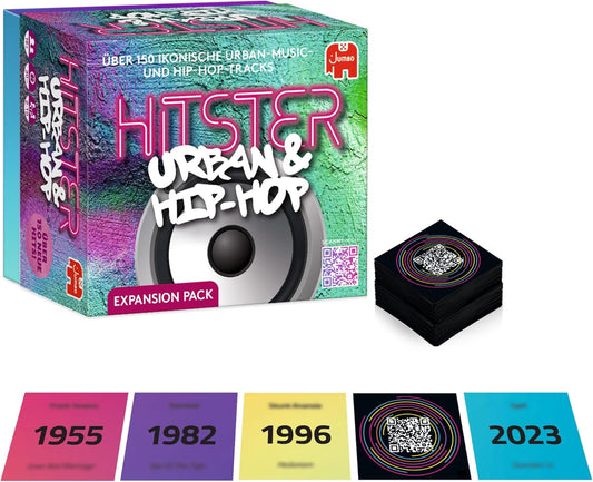 Hitster Urban & Hip-Hop Erweiterung | 150+ Musikkarten