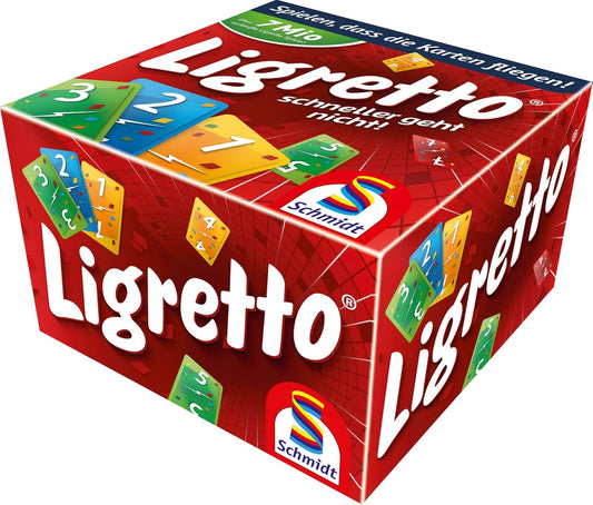 Ligretto Rot Kartenspiel 2-4 Spieler ab 8 Jahren Schmidt