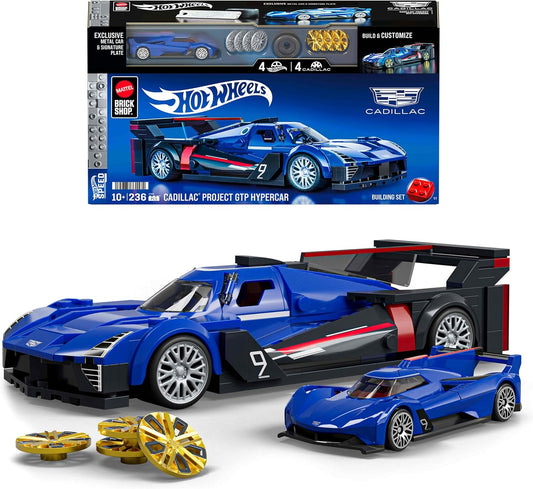 Mattel Brick Shop Hot Wheels Cadillac Project GTP Hypercar Bauset