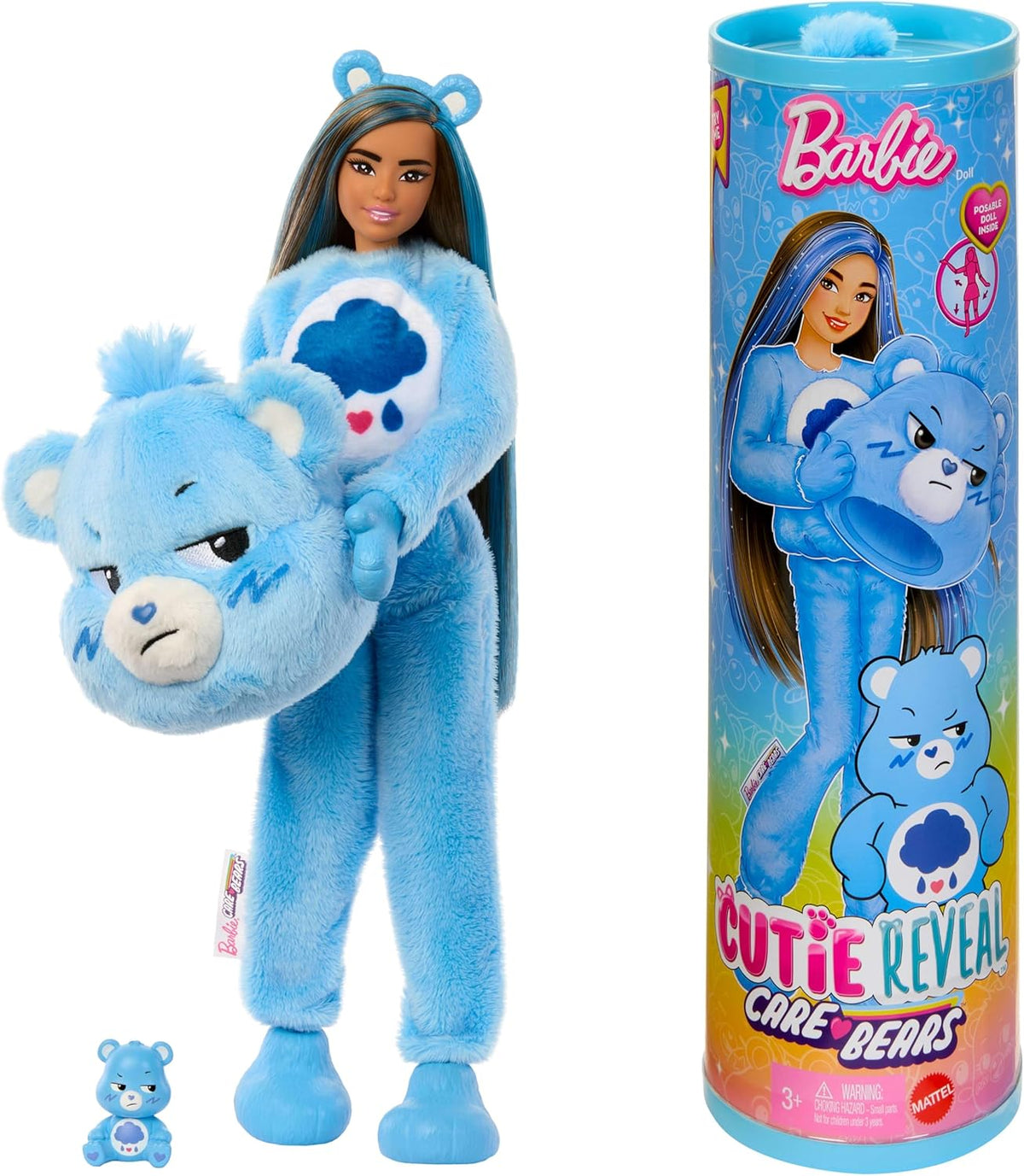 Barbie Cutie Reveal Glücksbärchi Brummbärchi Puppe JCN96
