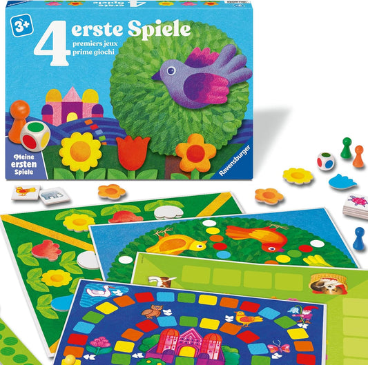 Ravensburger 4 erste Spiele Spielesammlung ab 3 Jahren (12010019)