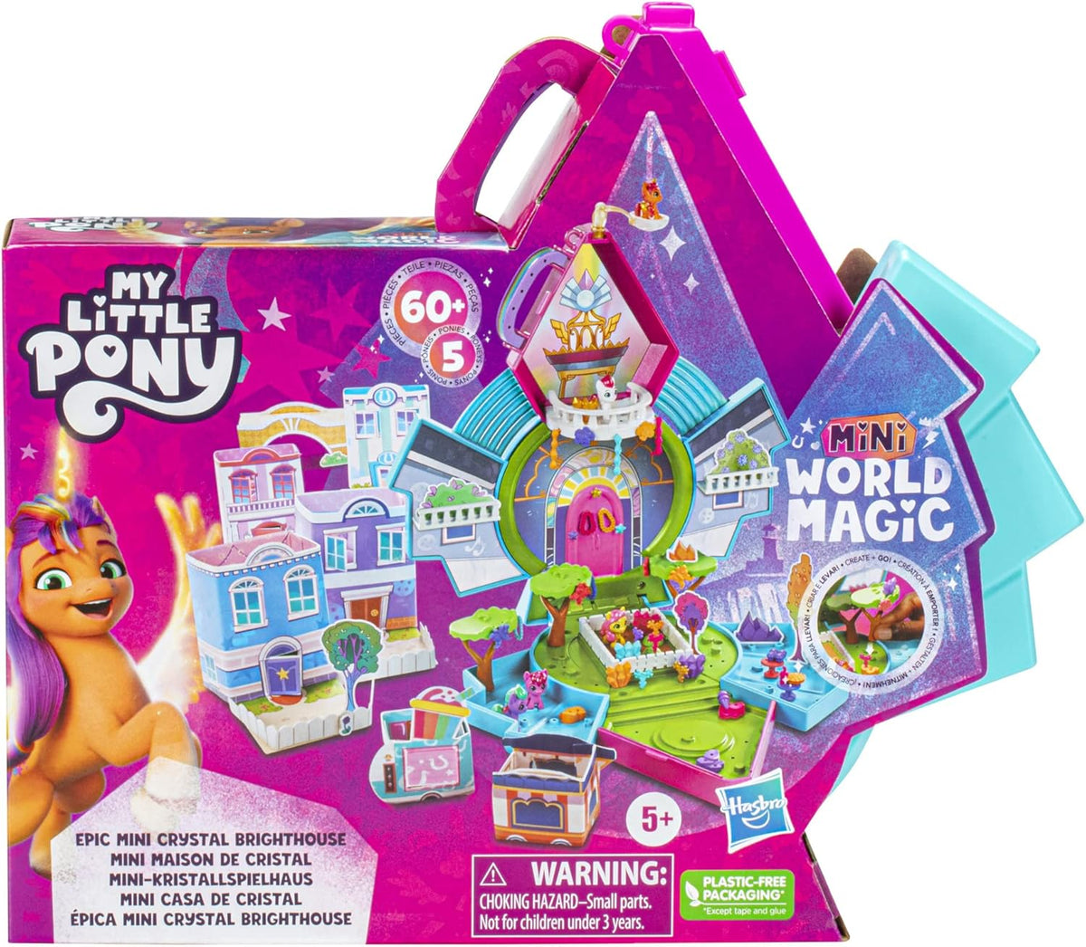 My Little Pony Mini-Kristallspielhaus mit 5 Sammelfiguren
